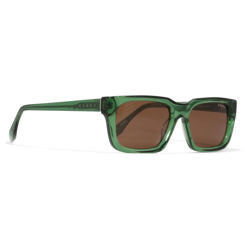Óculos de Sol Evoke EVK 49 E02 Crystal Green Silver Brown