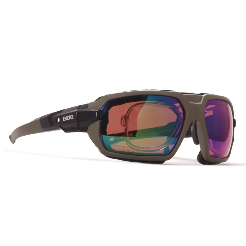 ÓCULOS DE SOL LIFE PERFORMANCE ELP 02 KITE LOOP EA11C MILITGREEN BLACK GREEN MIRROR