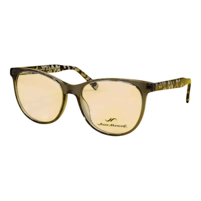 Armação de Óculos de Grau Jean Marcell JM6107 Feminino Quadrado Acetato Preto