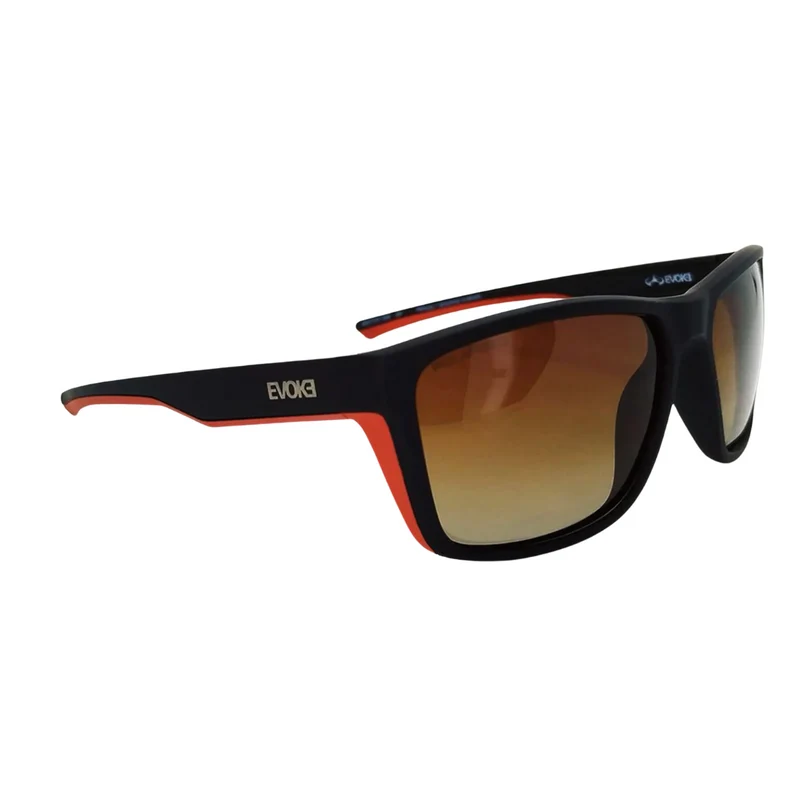 ÓCULOS DE SOL EVOKE FOR YOU DS84 A12P MATTE BLACK BROWN POLARIZED