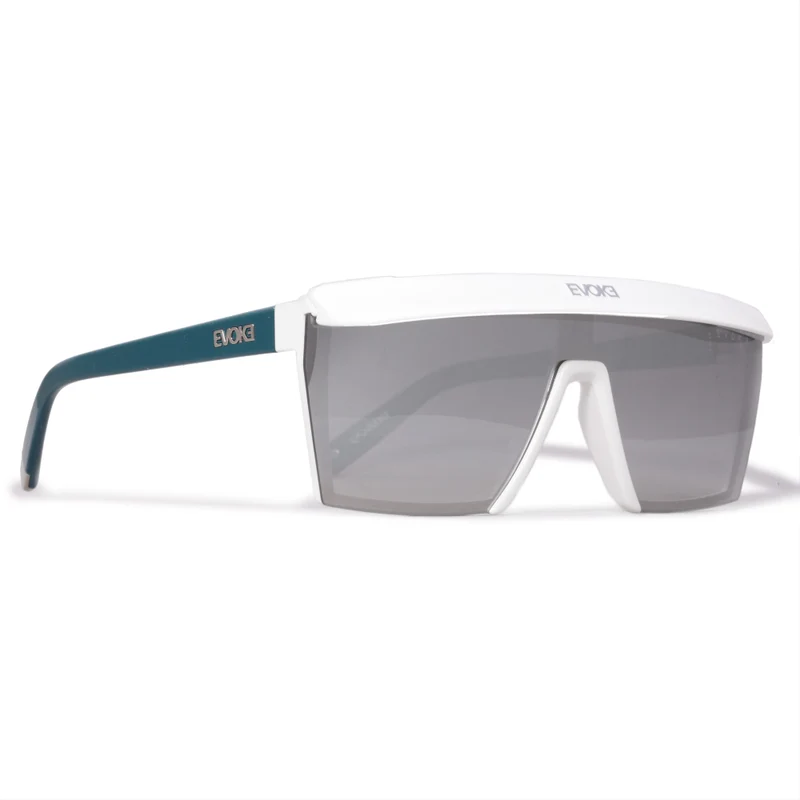 ÓCULOS DE SOL FUTURAH BE01S WHITE GREEN SILVER MIRROR
