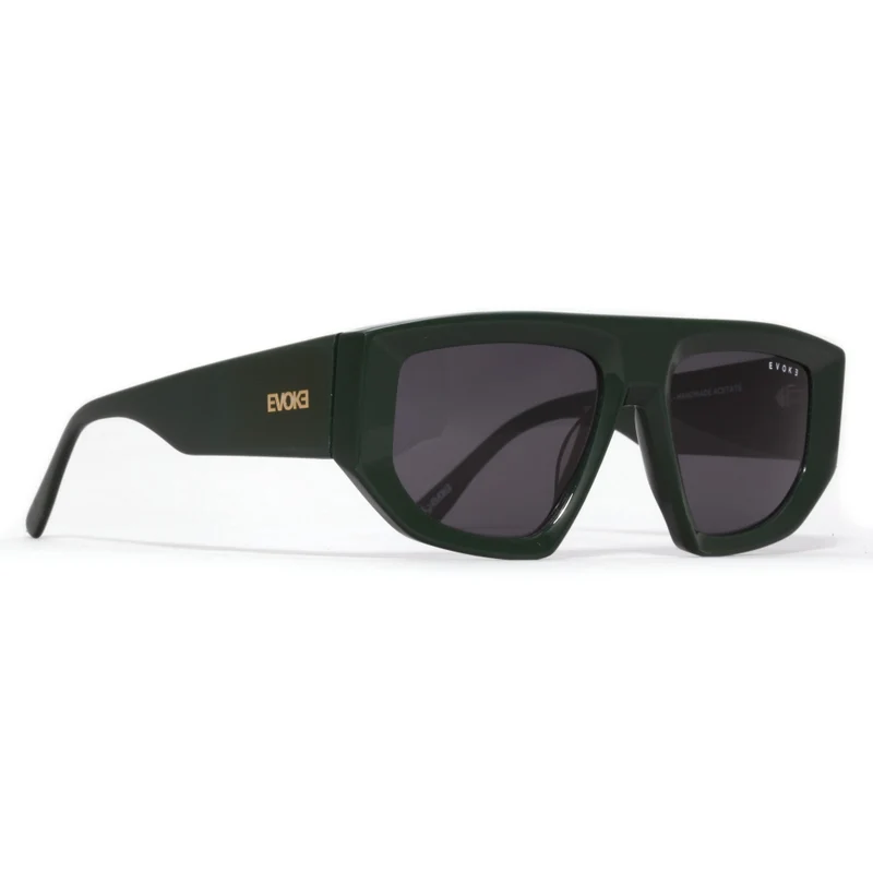 ÓCULOS DE SOL EVK 59 E01 GREEN SHINE GRAY TOTAL