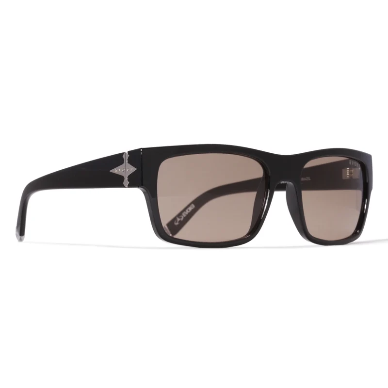 ÓCULOS DE SOL NEW CAPO I BRA01 SHINE BLACK BROWN TOTAL