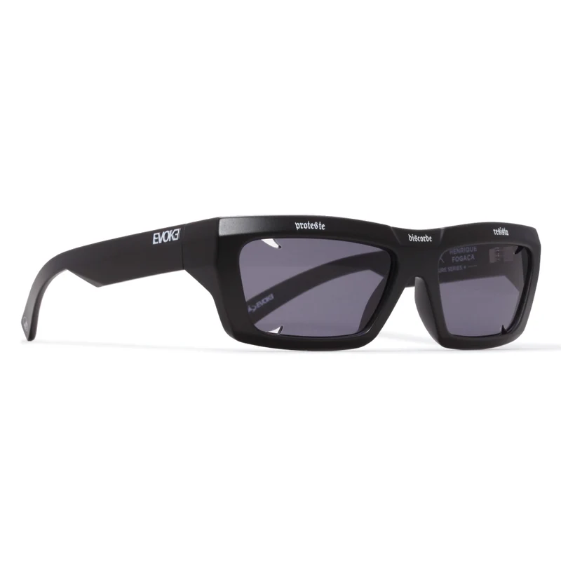 ÓCULOS DE SOL EVOKE OUTLAW X HENRIQUE FOGAÇA HFA12 MATTE BLACK GRAY