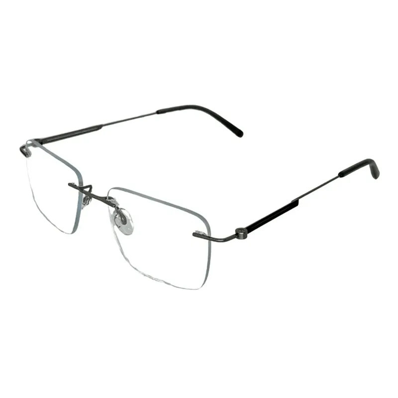 Armação de Óculos de Grau Bulget BG2151M Feminino Quadrado Metal Cinza Armação de Óculos de Grau Bulget BG2151M Feminino Quadrado Metal Cin