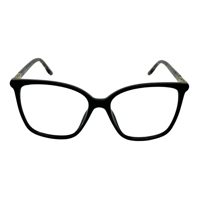 Armação de Óculos de Grau Bulget BG4146 Feminino Gatinho Acetato Preto
