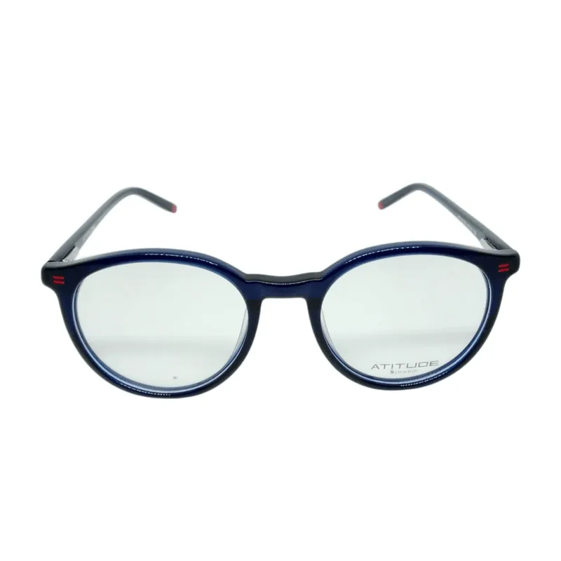 Armação para Óculos de Grau Unissex Atitude AT7246 D01 Azul Transparente