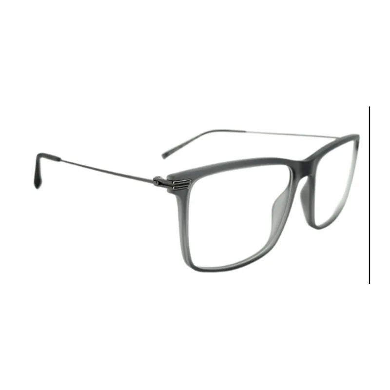 Armação para Óculos de Grau Masculino Bulget BG7204MT Cinza Fosco