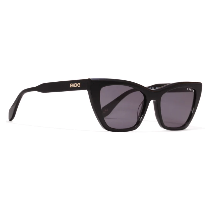 Óculos de Sol Evoke EVK 66 A01 Black Shine Gray Total