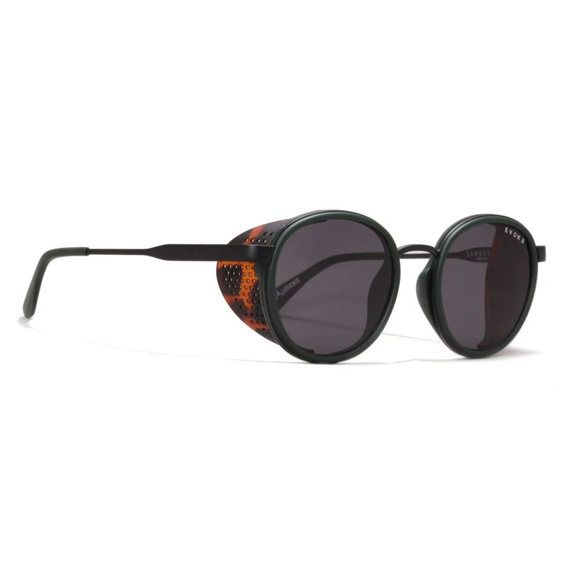 Óculos de Sol Evoke Sandstorm 12B Dark Green Turtle Gray Total