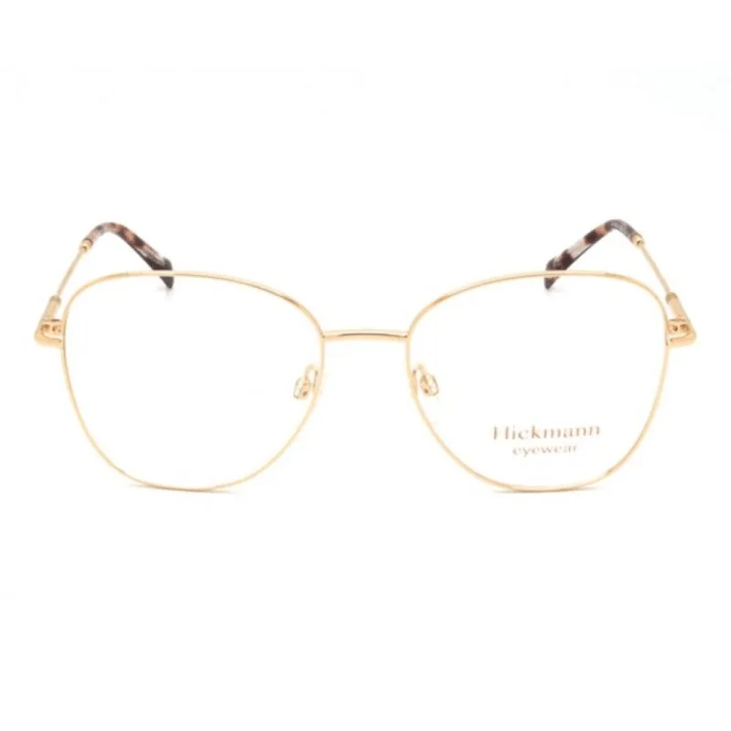 Armação de Óculos de Grau Ana Hickmann Lavanda 3 Feminino Gatinho Metal Dourado