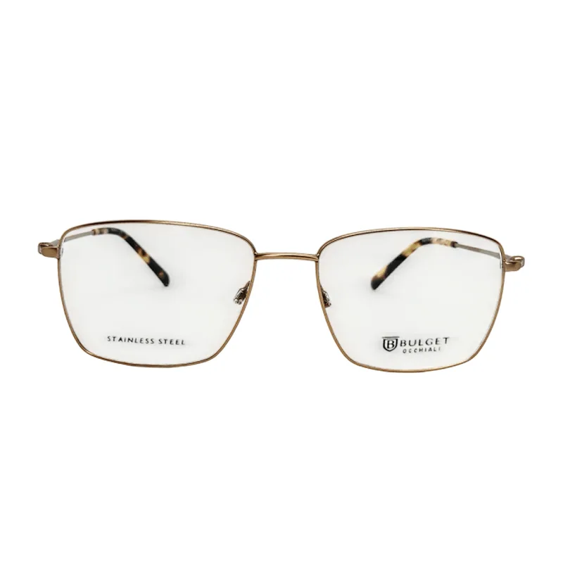 Armação para Óculos de Grau Masculino Bulget BG2179MT Dourado Fosco