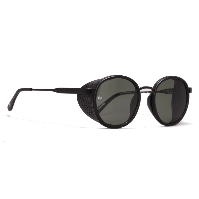 Óculos de Sol Evoke Sandstorm EOH11 Black Matte Silver Green Total