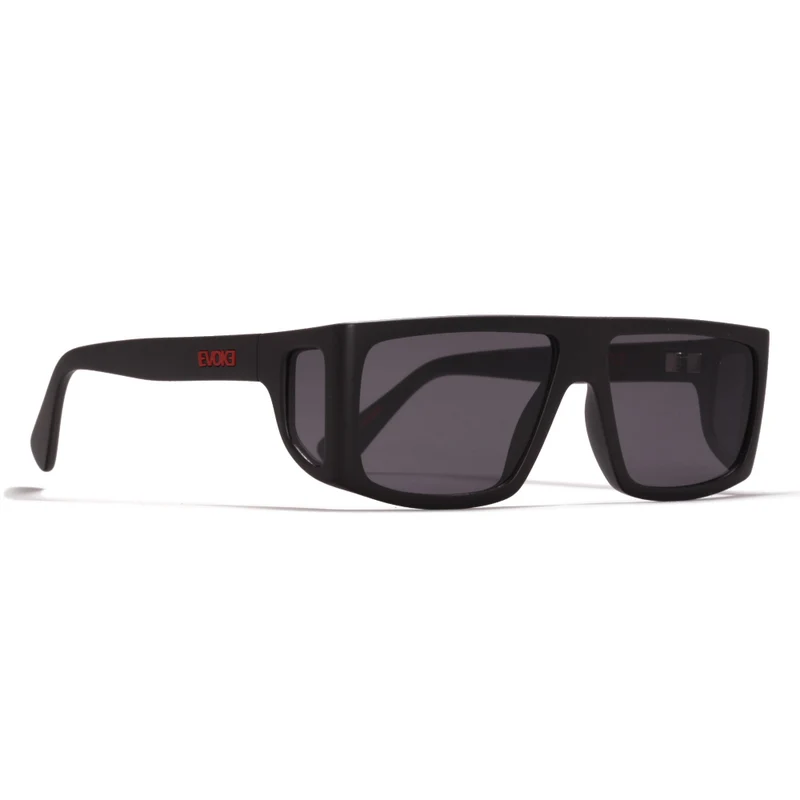 ÓCULOS DE SOL EVOKE NEW B-SIDE X KAKINHO VK11V BLACK MATTE RED GRAY TOTAL