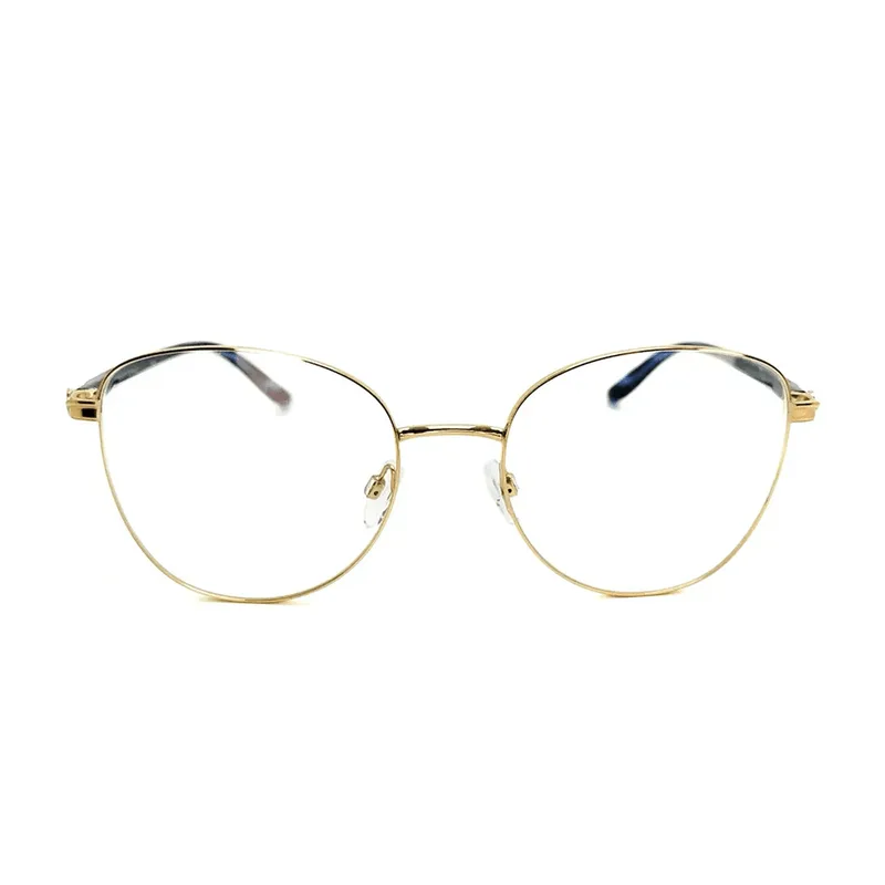 Armação para Óculos de Grau Feminino Bulget BG1756T Dourado