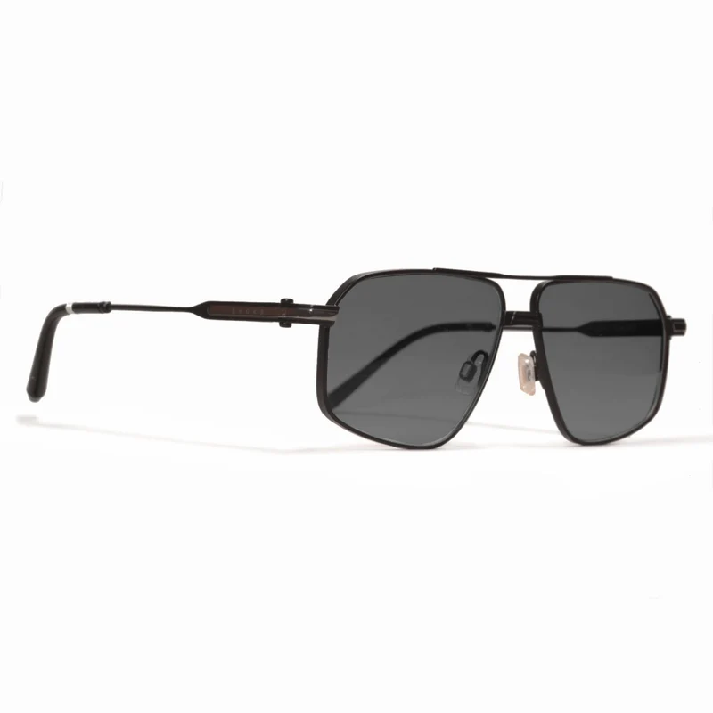 Óculos de Sol Evoke Shelby 06T Titanium 09B Black Matte Red Gradient
