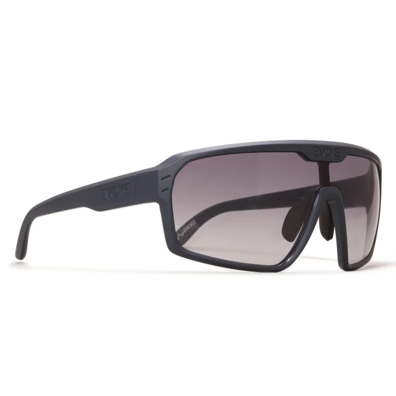 ÓCULOS DE SOL EVOKE BLOCK FLOW D11 BLUE PETROIL MATTE GRAY GRADIENT