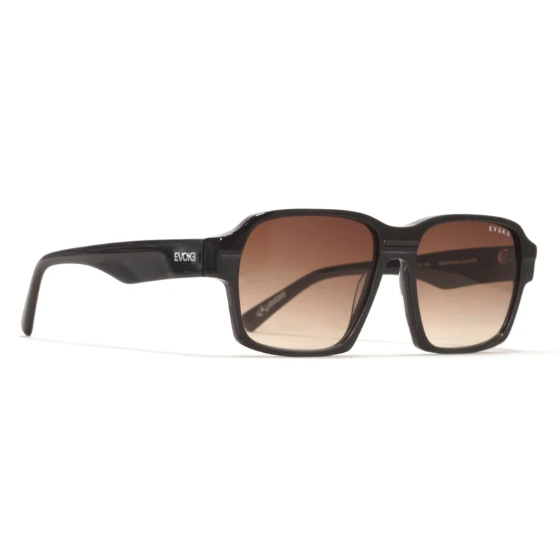 ÓCULOS DE SOL EVOKE EVK RX71S A01 BLACK BROWN GRADIENT