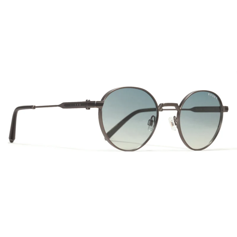 ÓCULOS DE SOL EVOKE SHELBY 05 02BS MATTE GUN GREEN GRADIENT