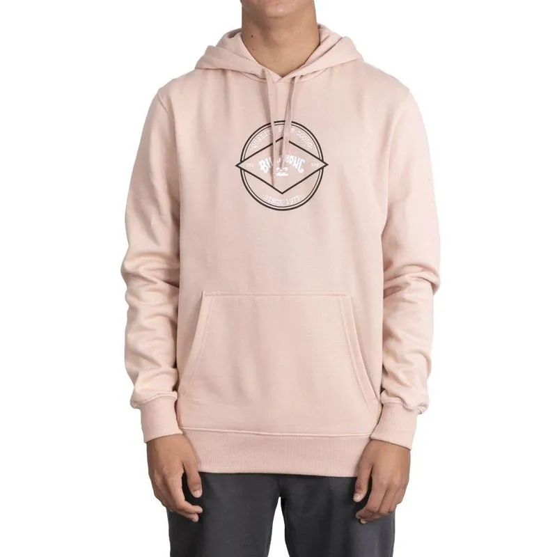 Moletom Billabong Canguru Rotor Arch PO Masculino Rosa GG / rosa