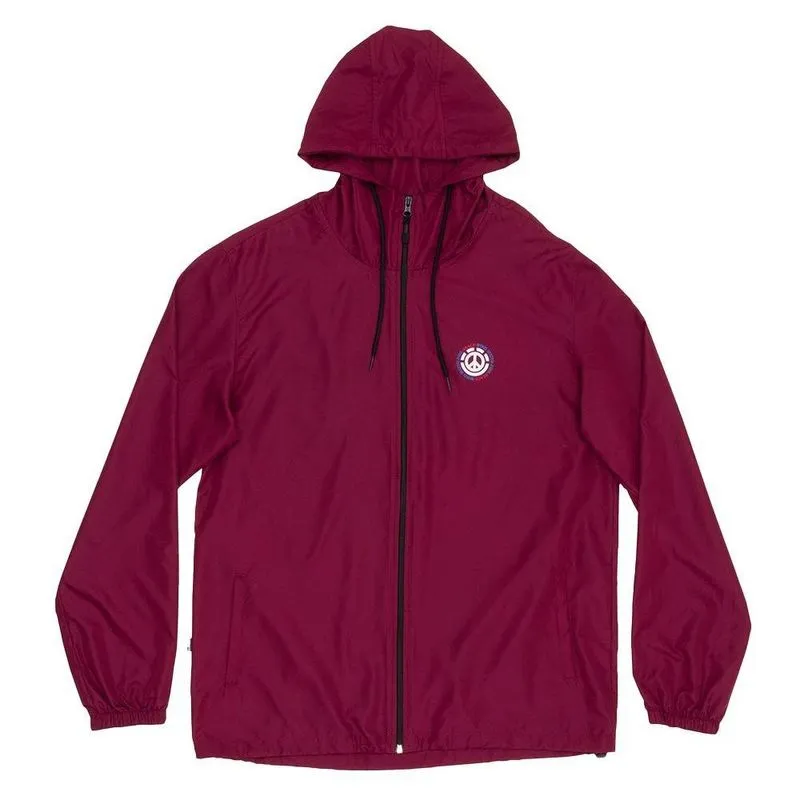 Jaqueta Element Logo Peace Masculina Vinho GG / vermelho
