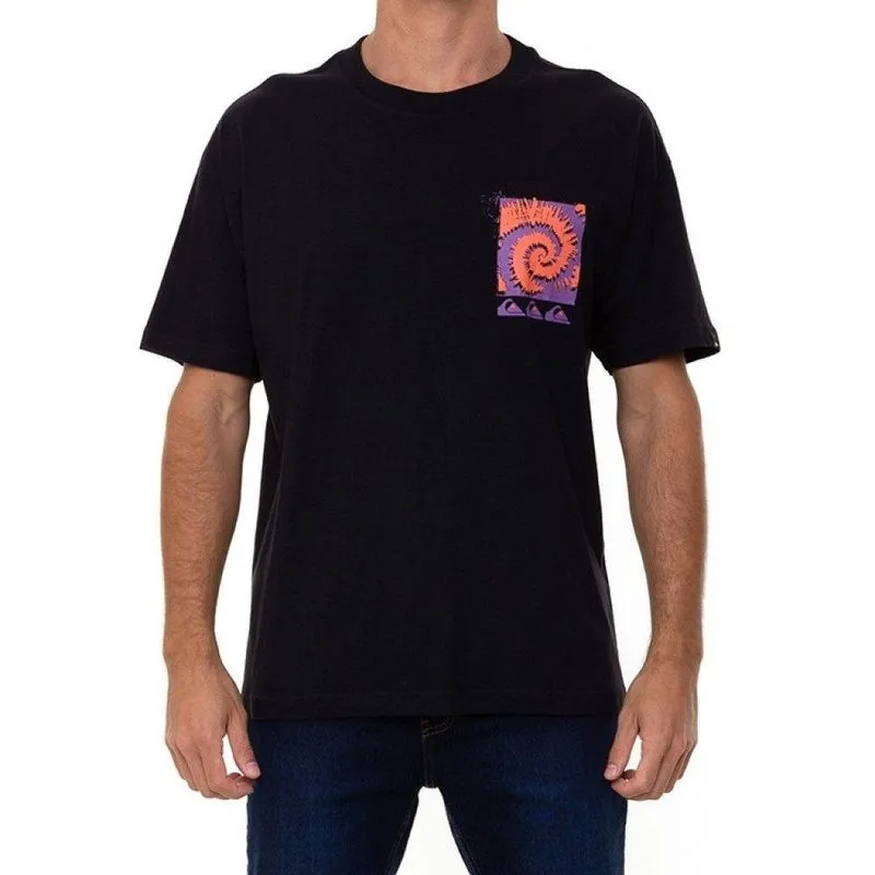 Camiseta Quiksilver OG Spin Masculina Preto G / preto