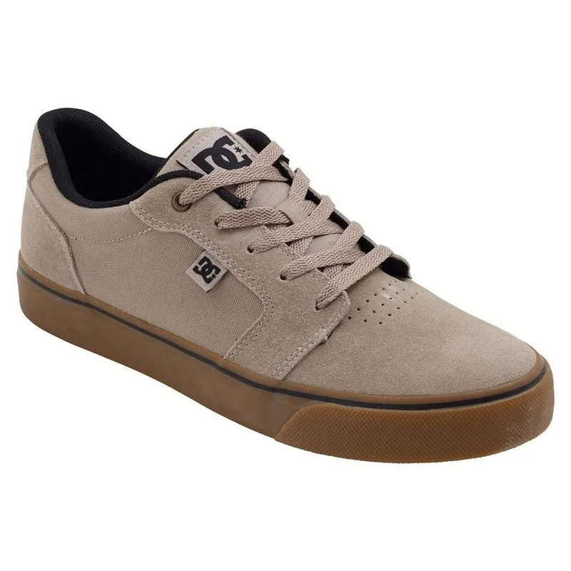 Tênis DC Shoes Anvil LA Masculino Caqui/Marrom 38 / marrom