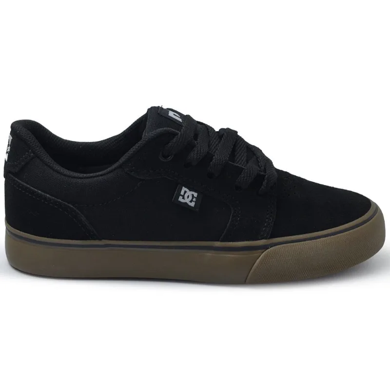 Tênis Casual DC Shoes Anvi La DC001A BLACK/GUM 36
