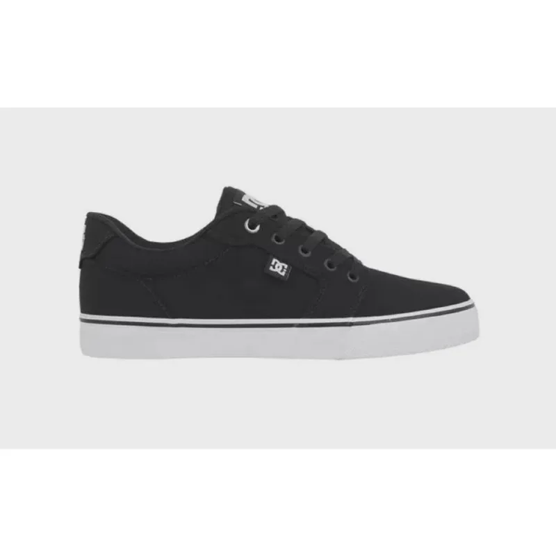 Tênis dc Shoes Anvil la Masculino - Black White