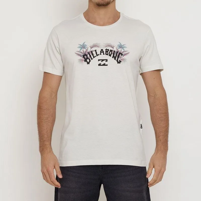 Camiseta Billabong Arch Fill II Masculina Off White M / bege
