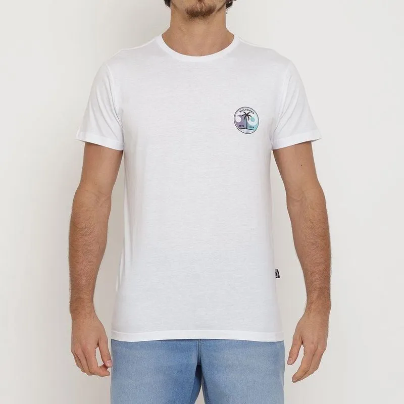 Camiseta Billabong Yin And Wave Masculina Branco GG / branco