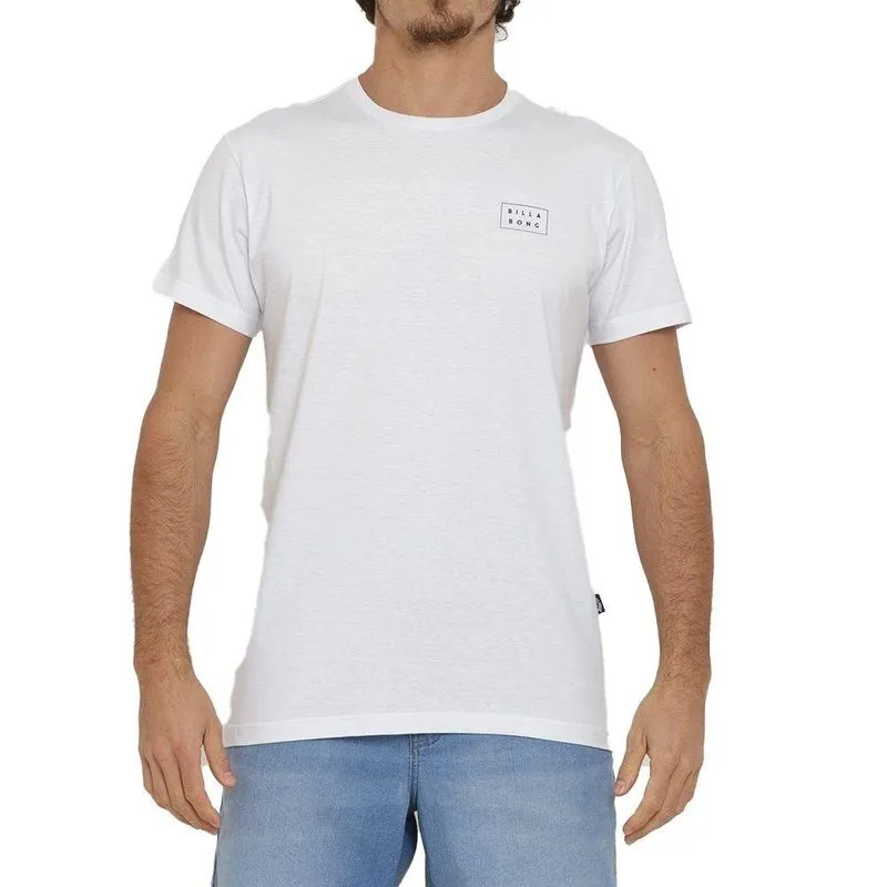 Kit 2 Camisetas Billabong 2PK Stacked Duo Branco/Preto P / branco