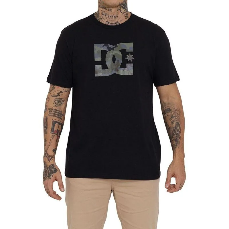 Camiseta DC Shoes DC Star Camo Fill Masculina Preto M / preto