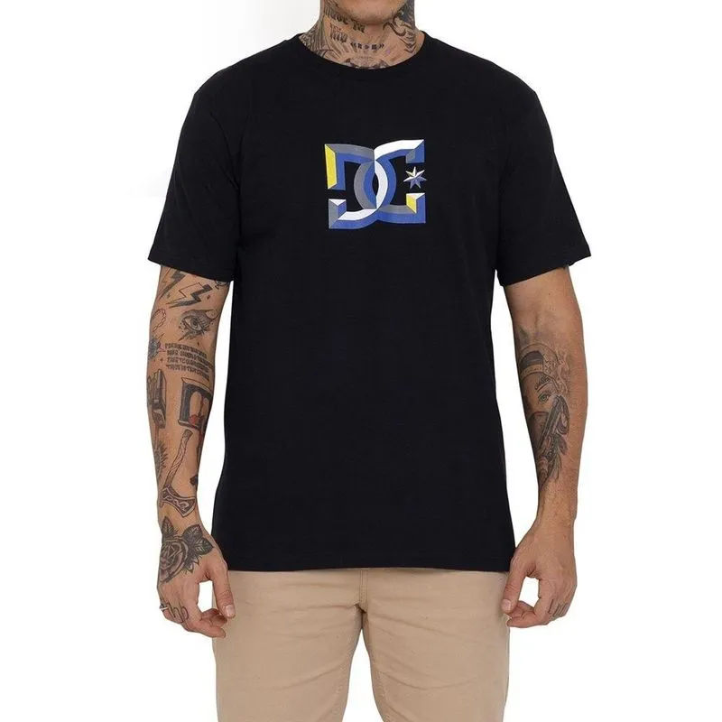 Camiseta DC Shoes DC Star Dimensional Masculina Preto M / preto