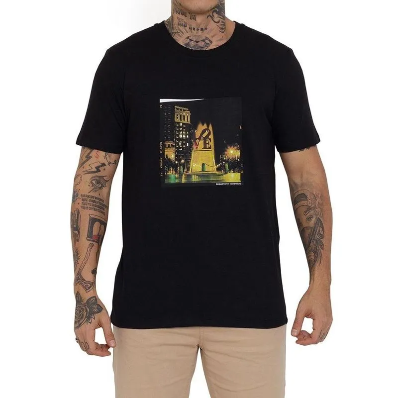 Camiseta DC Shoes Blabac Photo Lovo Park Masculina Preto P / preto