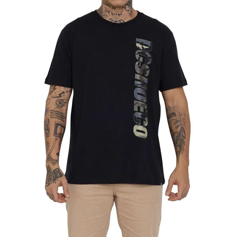 Camiseta DC Shoes Dcshoeco Camo Masculina Preto P / preto