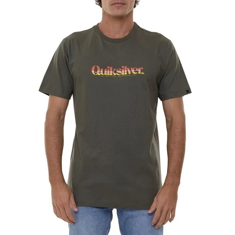 Camiseta Quiksilver Primary Colors Masculina Verde G / verde