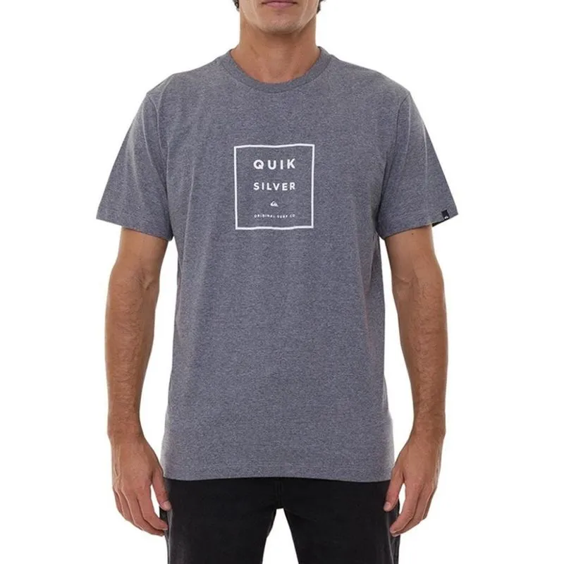 Camiseta Quiksilver Squared Up Masculina Cinza G / cinza