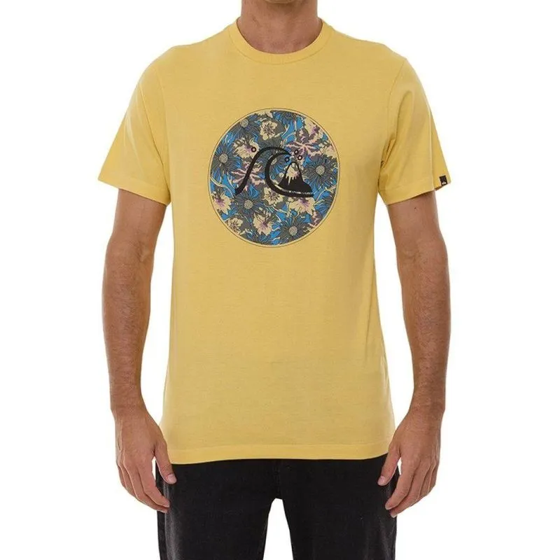 Camiseta Quiksilver Jungle Boogie Masculina Mostarda G / amarelo