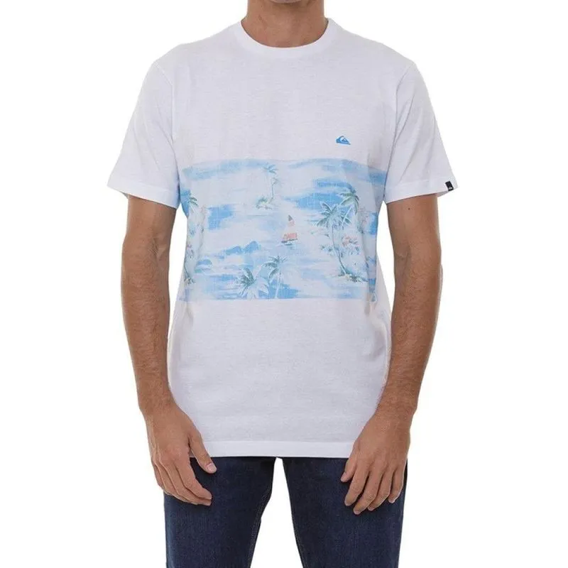 Camiseta Quiksilver Panel Mystic Masculina Branco M / branco