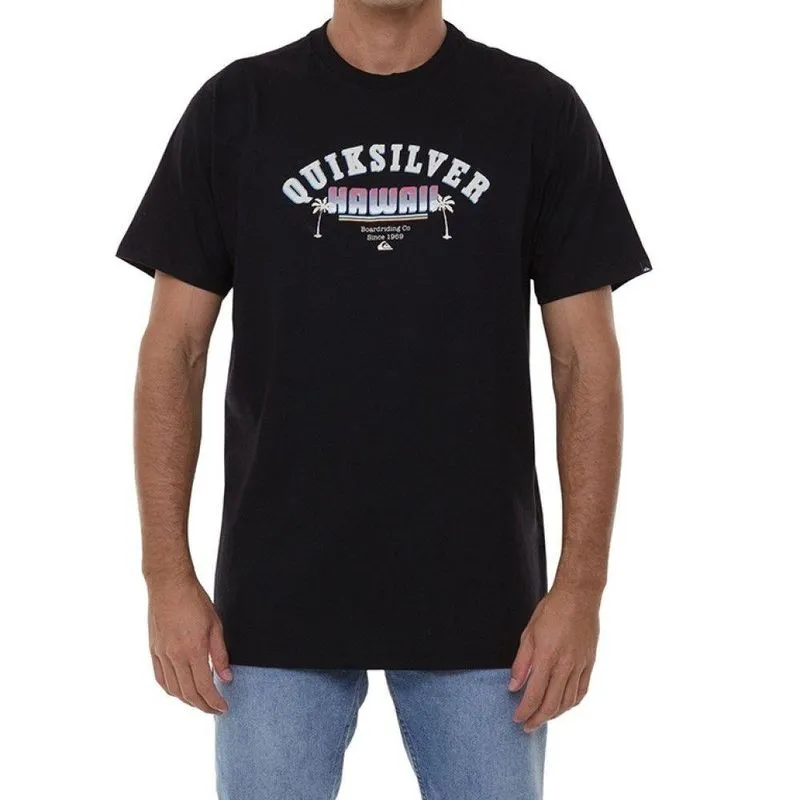 Camiseta Quiksilver Hi Hawai Call Masculina Preto P / preto