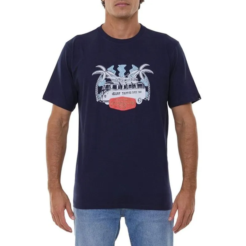 Camiseta Quiksilver Magic Van Masculina Azul Marinho GG / azul-escuro