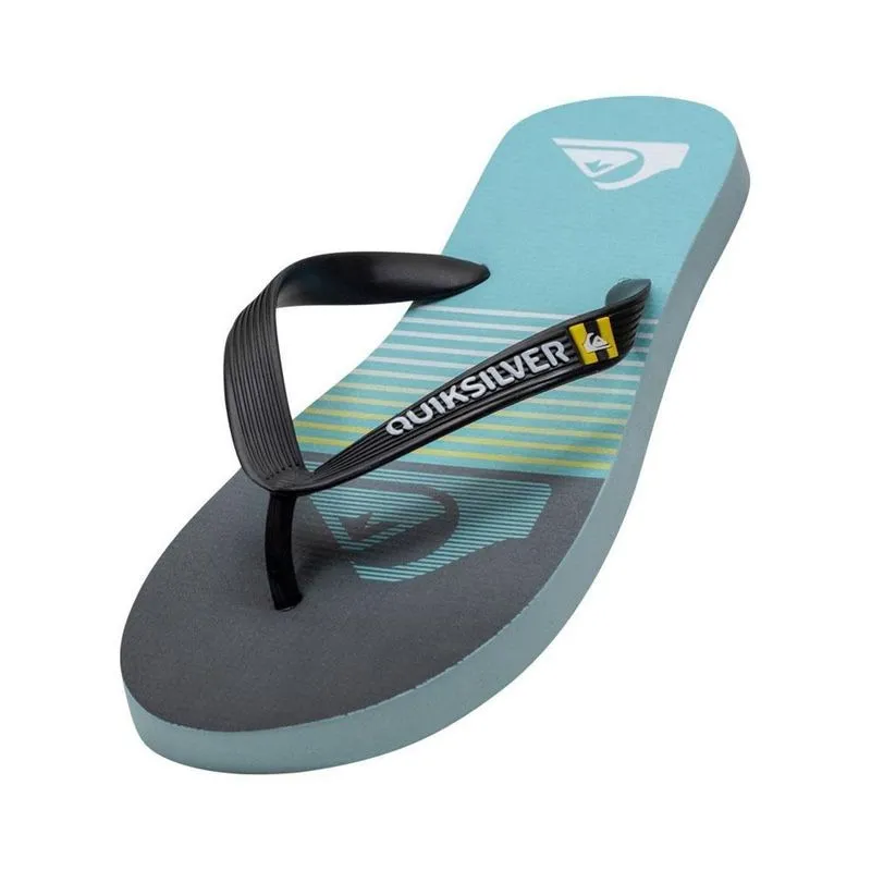 Chinelo Quiksilver Molokai Slab Strip - Azul Claro - 41-42