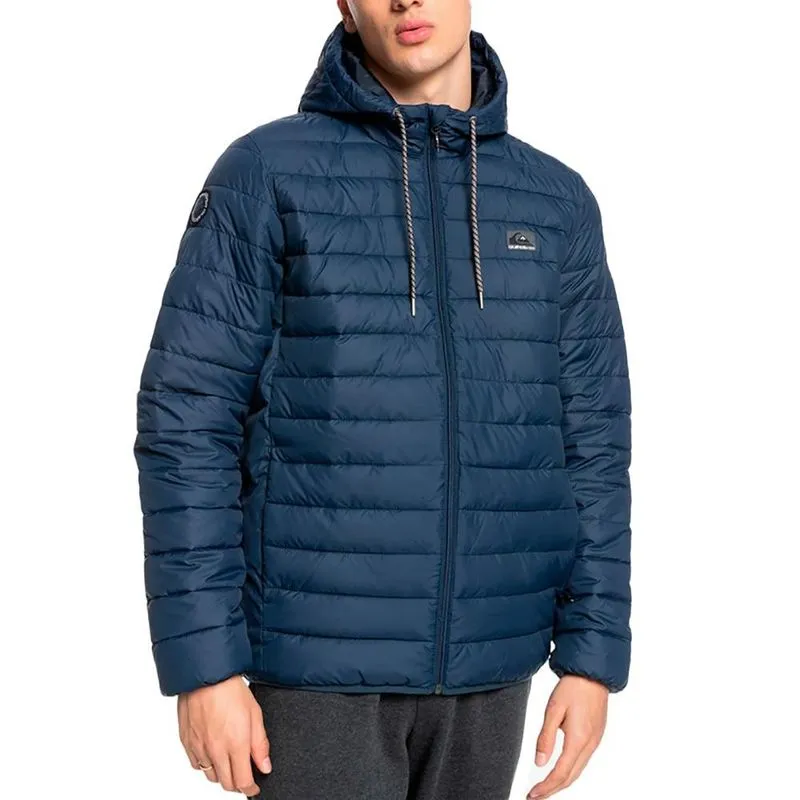 Jaqueta Quiksilver Scaly Hood Masculina Azul Marinho G / azul-escuro