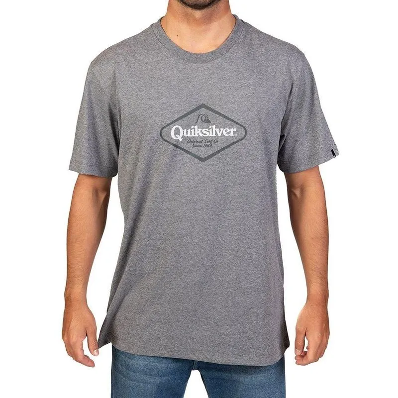 Camiseta Quiksilver Stir It Up Masculina Cinza Mescla P / cinza