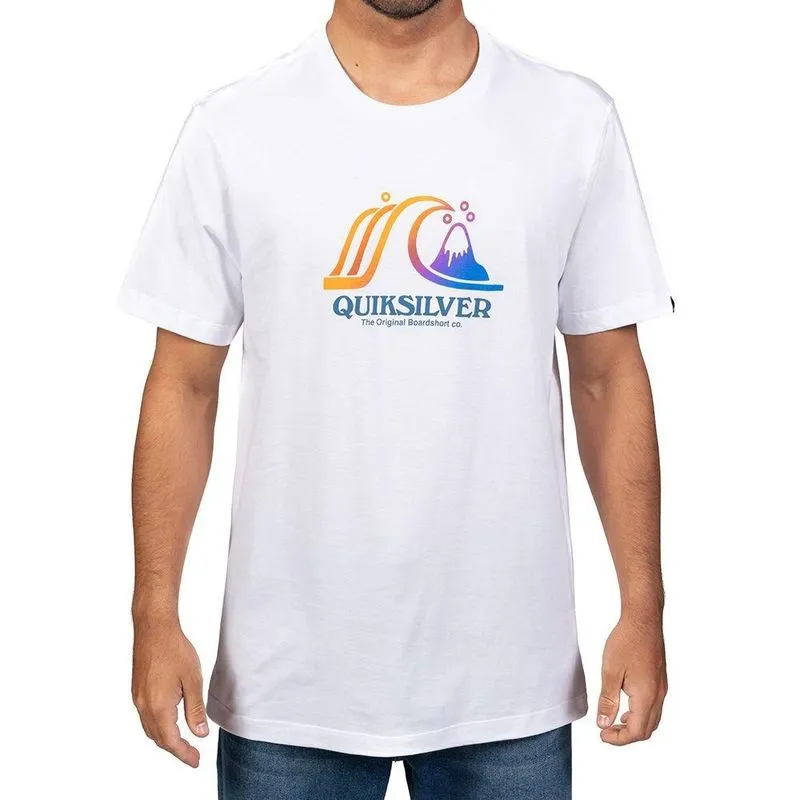 Camiseta Quiksilver Late Drop Masculina Branco G / branco