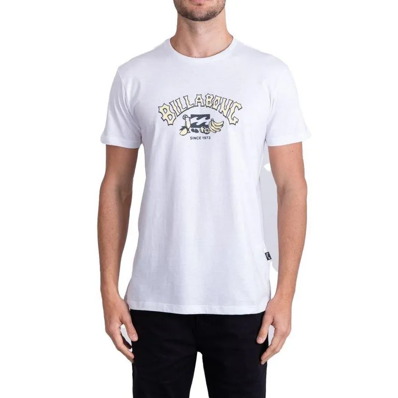 Camiseta Billabong Theme Arch I Masculina Branco G / branco