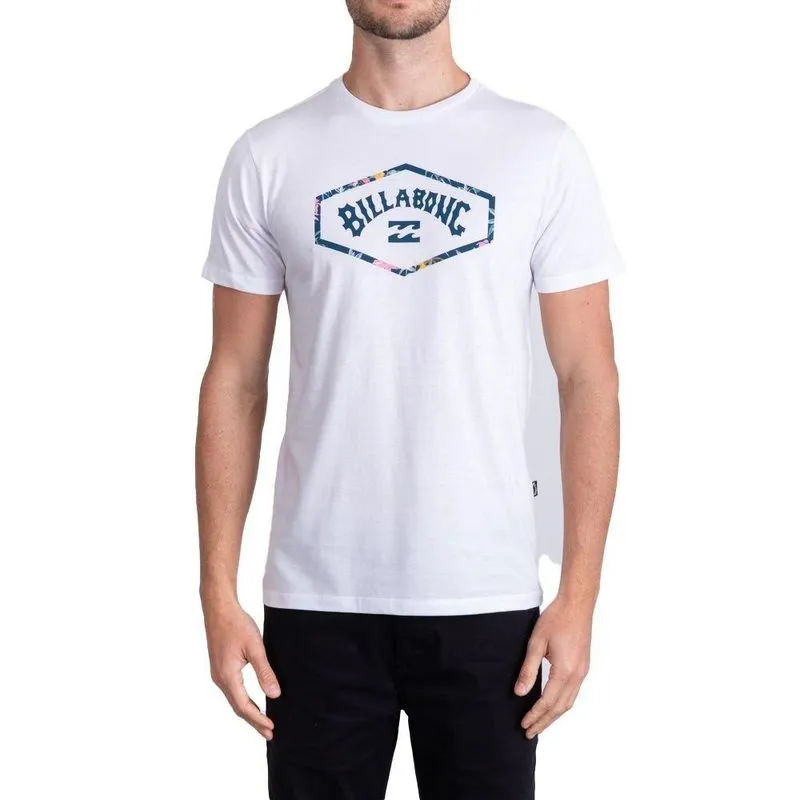 Camiseta Billabong Exit Arch II Masculina Branco G / branco