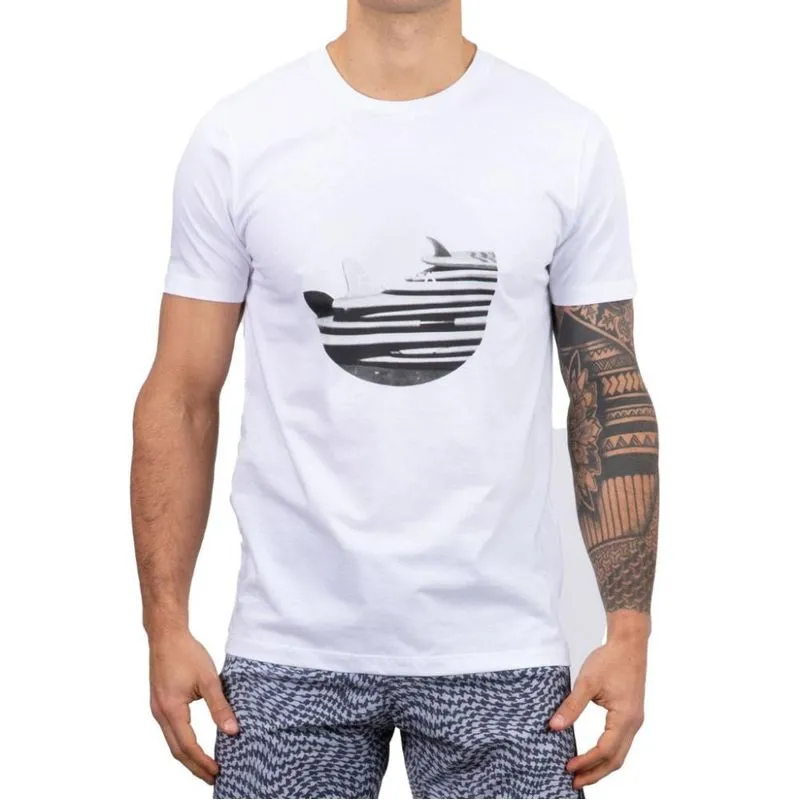Camiseta RVCA Motors II Masculina Branco GG / branco