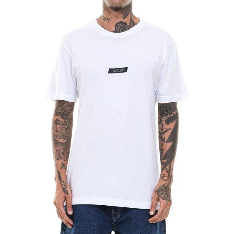 Camiseta DC Shoes Tape Masculina Branco GG / branco
